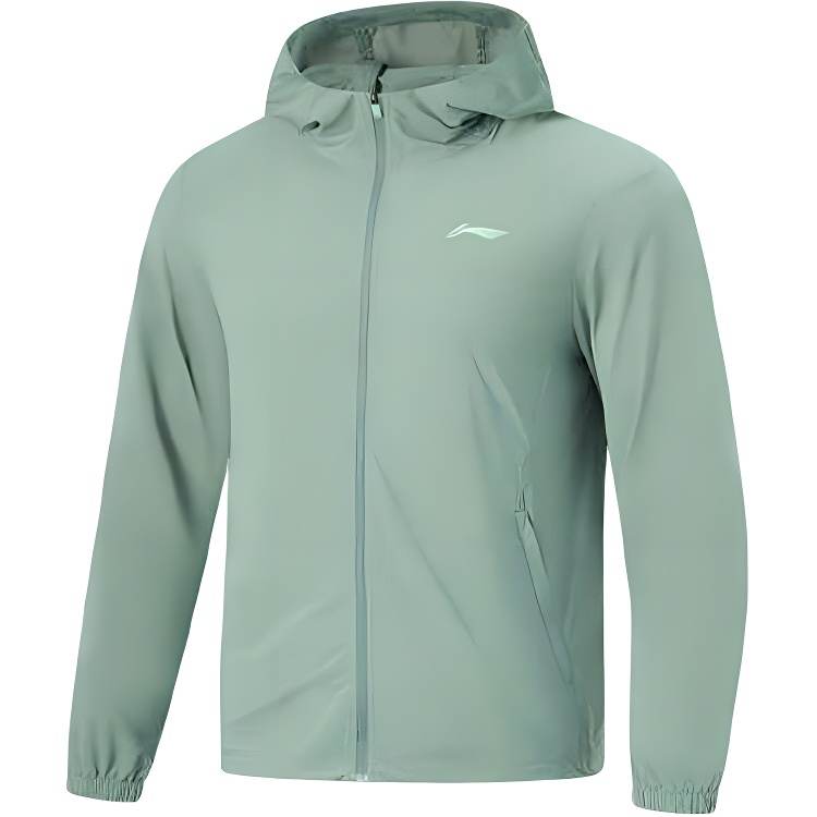 Li-Ning Li Ning Running Collection Trench Coat Men's Lake Green