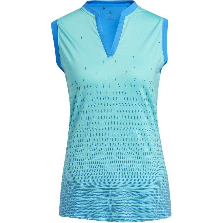 Adidas Adidas Sleeveless Sports Shirts Women's Blue Other