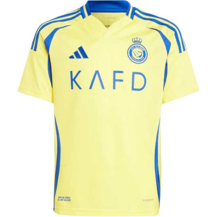 Adidas Adidas T Shirt Blue Yellow Unisex
