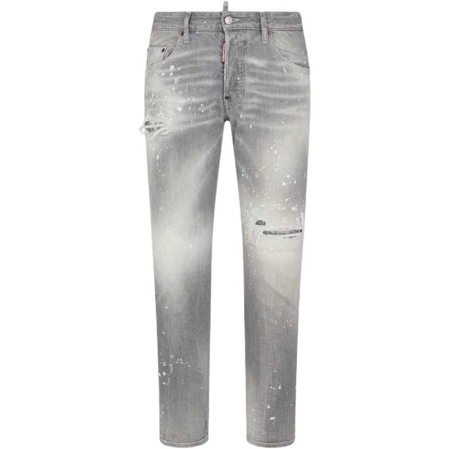 DSQUARED 2 DSQUARED 2 Spotted Wash Skater Jeans Men's Gray