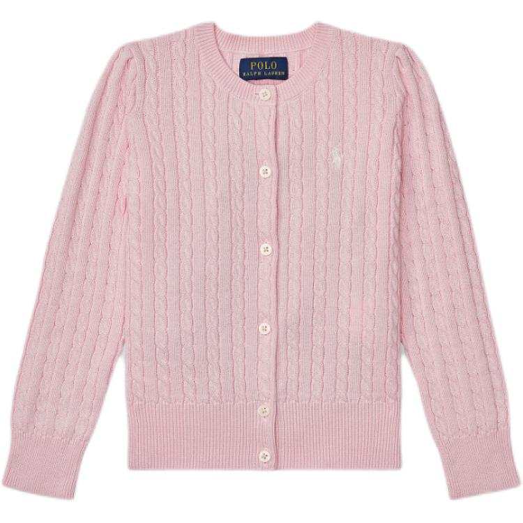 Polo Ralph Lauren Sweater SS24 Straight Fit Version Pastel Pink Kids'
