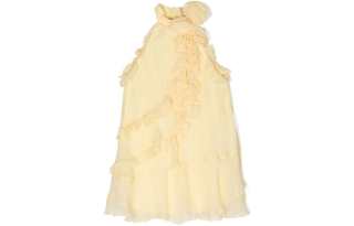 Blumarine Dress SS24 Light Yellow Kids'