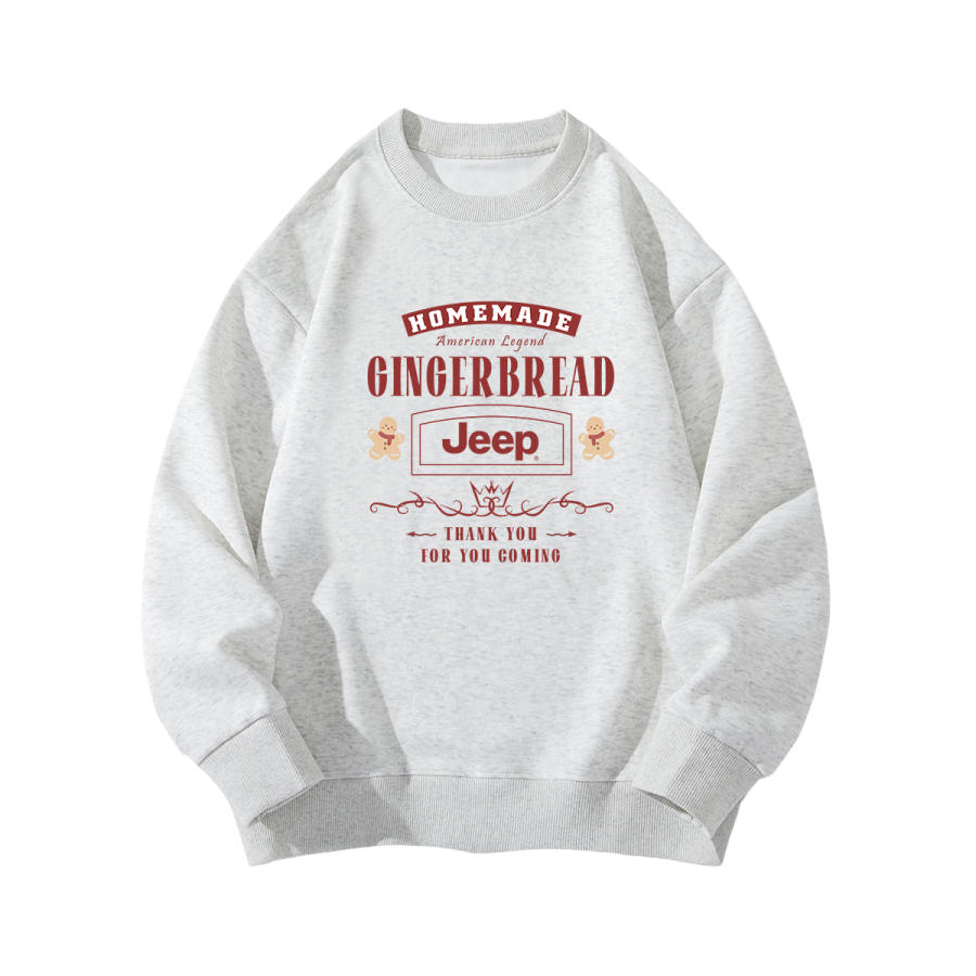 Jeep Jeep Grade School Sweatshirts Crew Neck Thickened