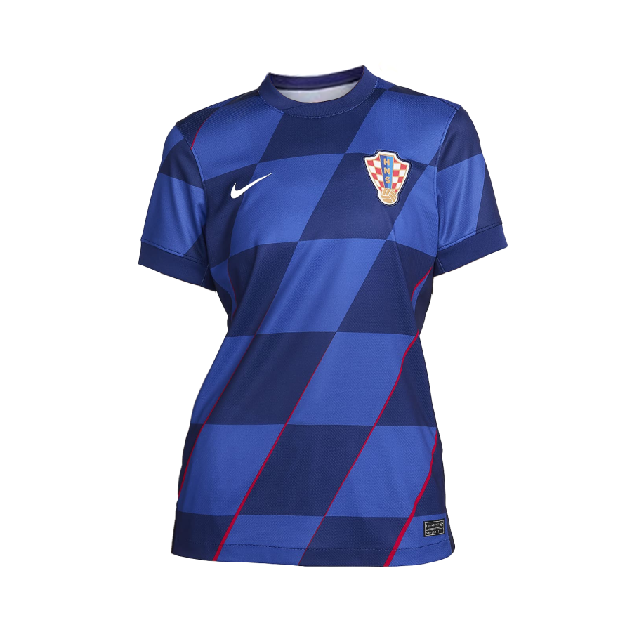 Nike Nike Croatia National Team Croatia 2024/25 Stadium Away Soccer Jersey Women's Super Royal