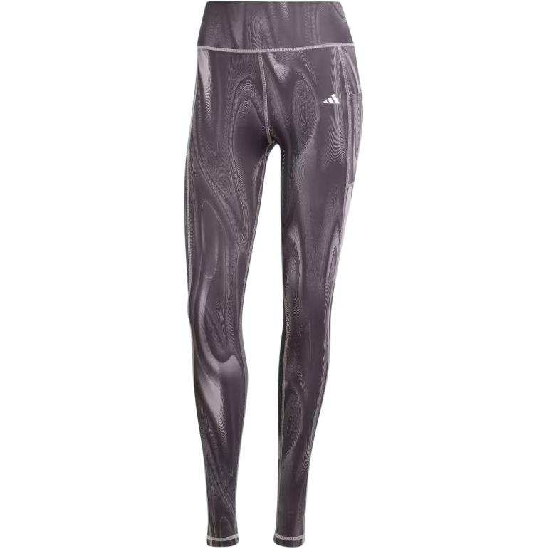 Adidas Adidas Optime FULL LENGTH PRINT LEGGINGS Sports Pants Women's Honor Gray