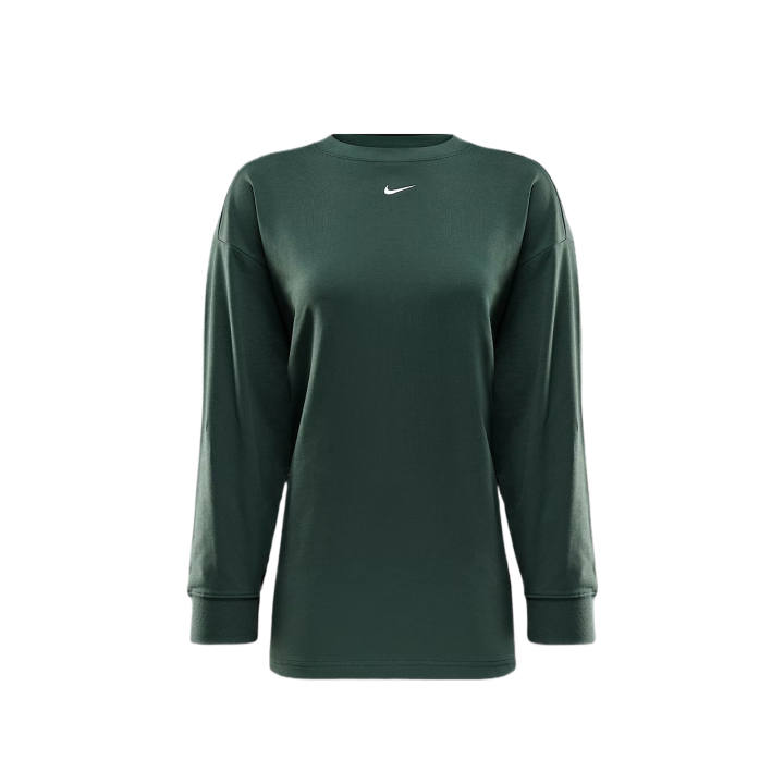 Nike Nike Swoosh Drop Shoulder Sleeve T Shirt Women's Vintage Green