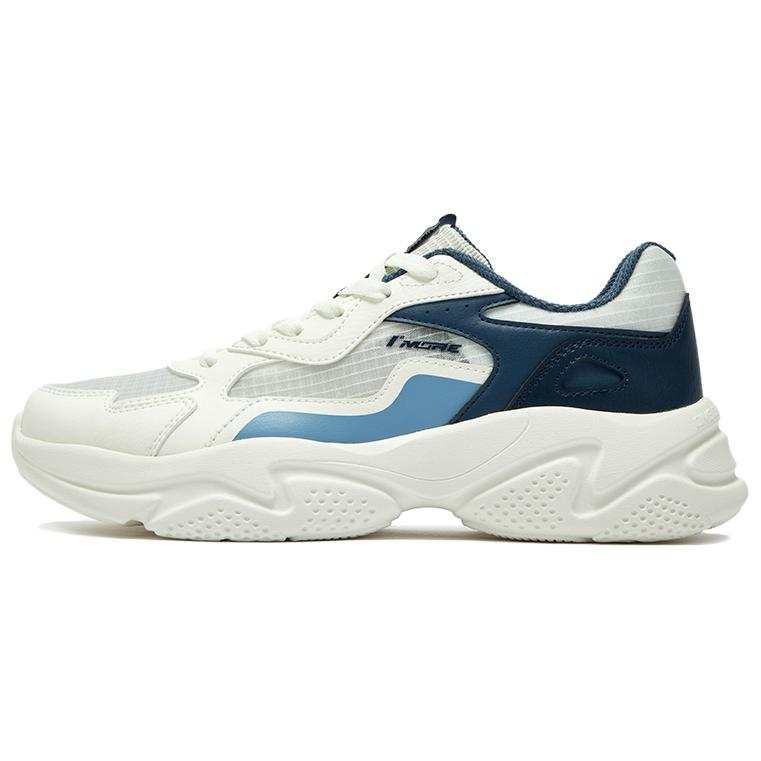 361° Mesh, Synthetic Leather Slip Resistant, Abrasion Resistant, Lightweight Low top Casual Shoes Men's White Blue