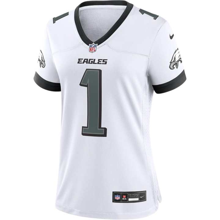 Nike Nike NFL Jalen Hurts Philadelphia Eagles Rugby Jersey Women's White