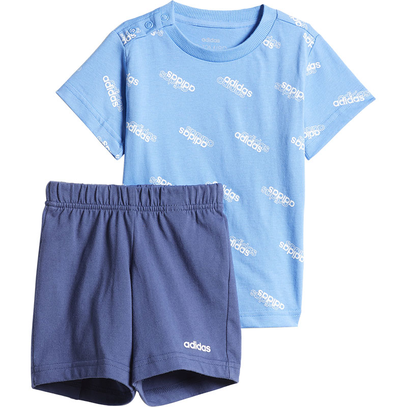 Adidas Adidas Casual Sportswear Blue Infant And Toddler