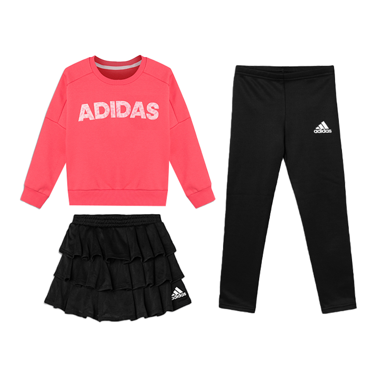 Adidas Adidas Kids Casual Sportswear Crew Neck Moderate Short