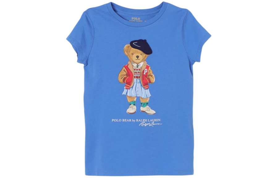 Polo Ralph Lauren Polo Bear T Shirt Standard Blue Teenagers