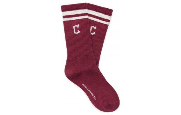 MLB MLB CLEVELAND INDIANS Socks 1 Pack Burgundy Kids'