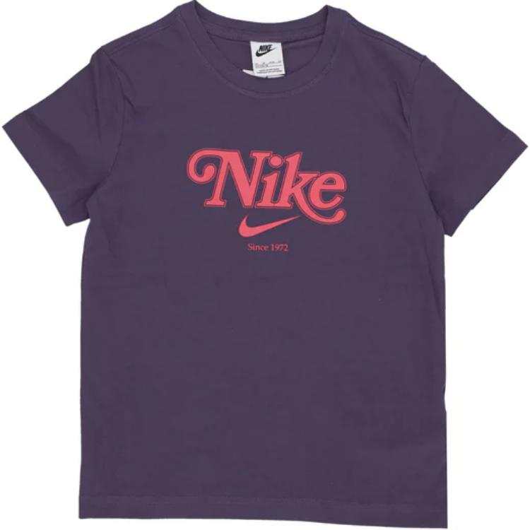 Nike Nike Sportswear T Shirt Dark Raisin Teenagers
