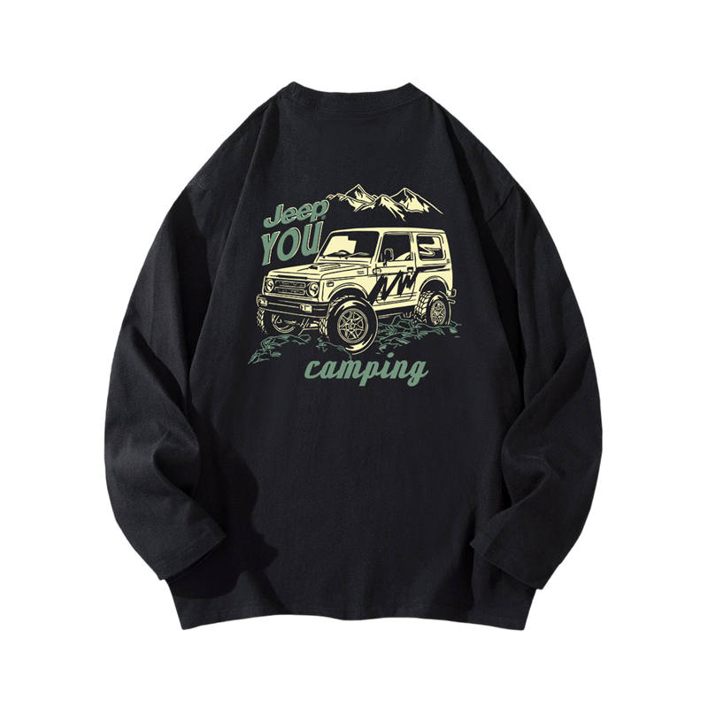 Jeep Grade School T Shirts Crew Neck Moderate