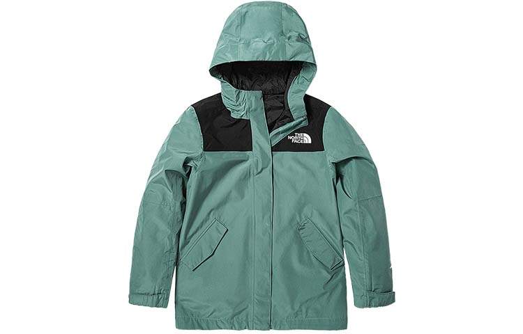 THE NORTH FACE Windbreaker Jacket Green Kids'