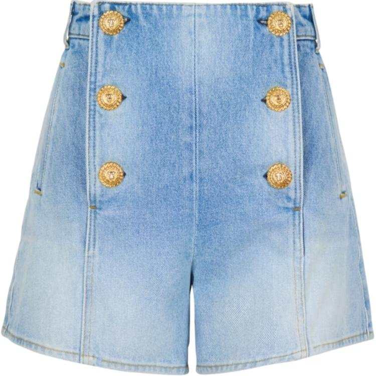 BALMAIN BALMAIN Denim Shorts Women's Blue