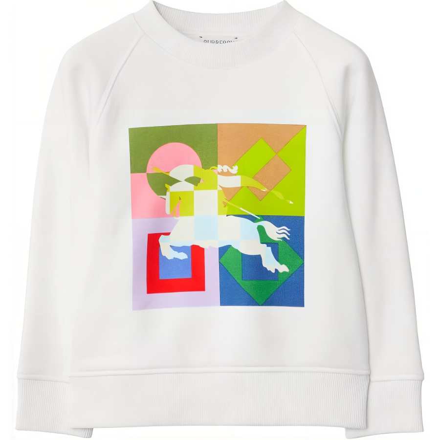 Burberry Sweatshirt White Kids'