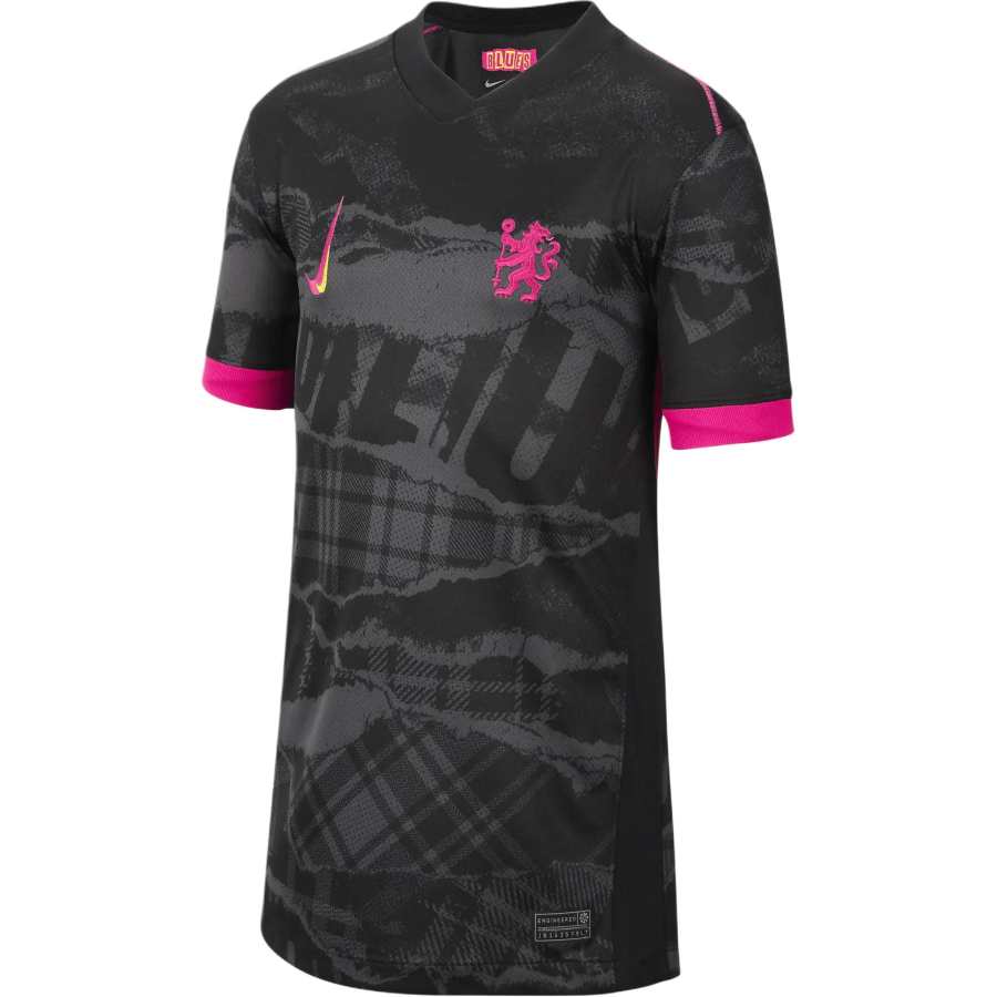 Nike Nike Chelsea FCDri Fit T Shirt FW24 2024/25 Stadium Third Black Teenagers