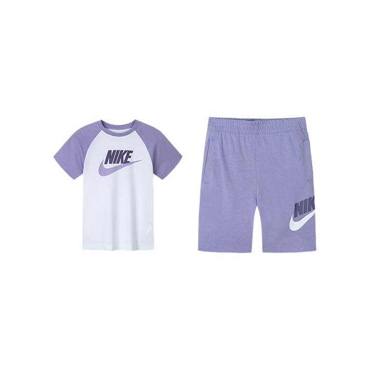 Nike Nike Casual Sportswear Hydrangea Purple Children Aged 3 7 Years Old