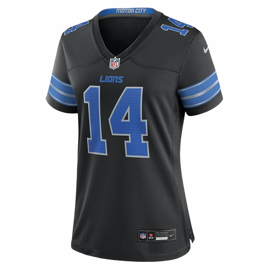 Nike Nike NFL Detroit Lions, Ammon Ra, Cleveland Browns Vintage Rugby Jersey Women's Black