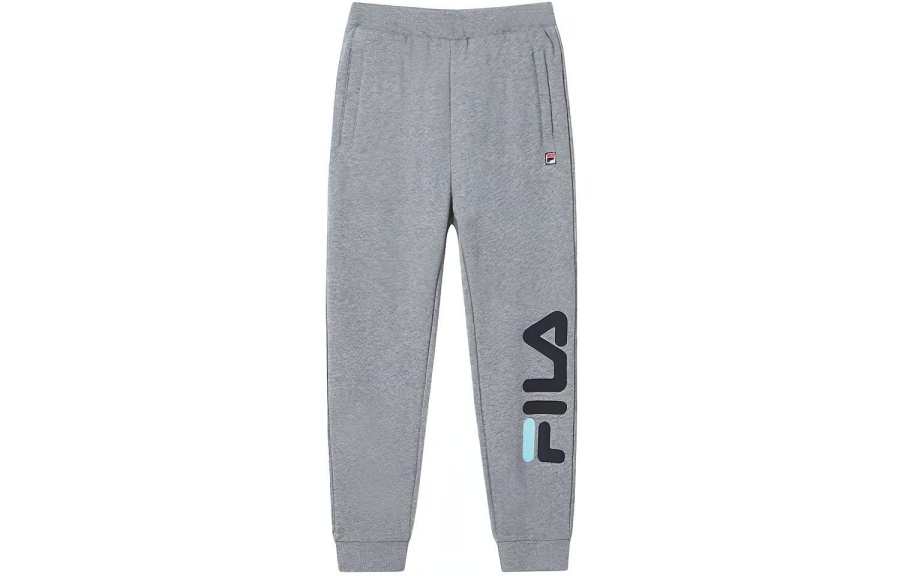 FILA KIDS Knitted Sweatpants Gray Teenagers