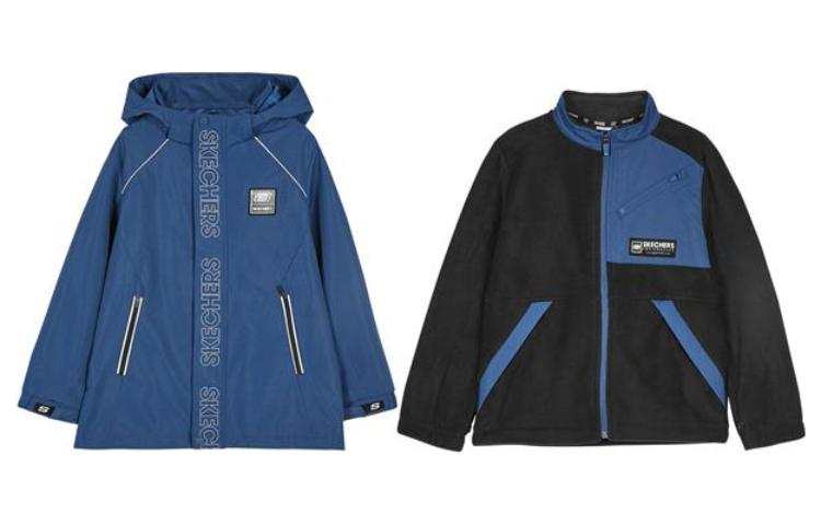 Skechers Kids Casual Sportswear Hooded Thickened
