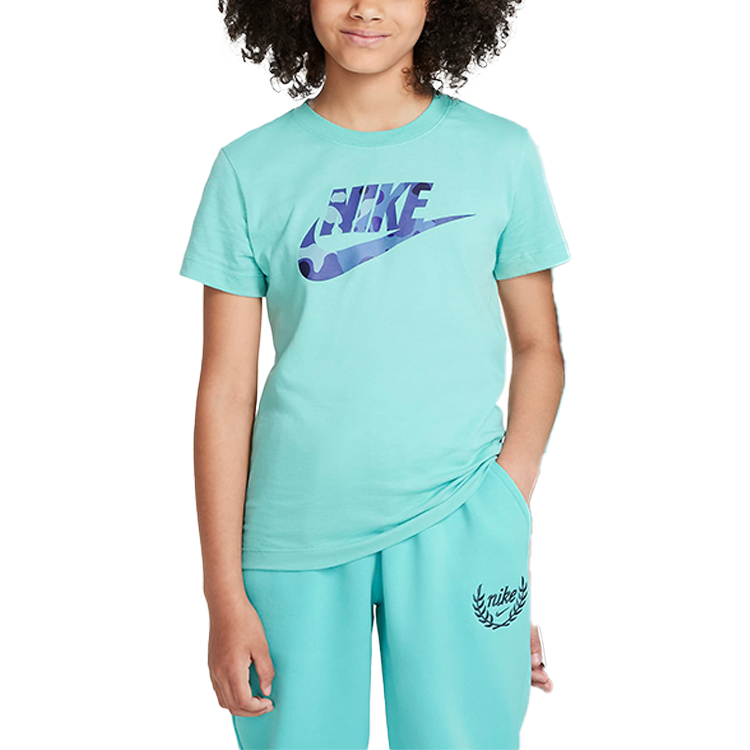 Nike Nike Sportswear T Shirt Green Frost Teenagers