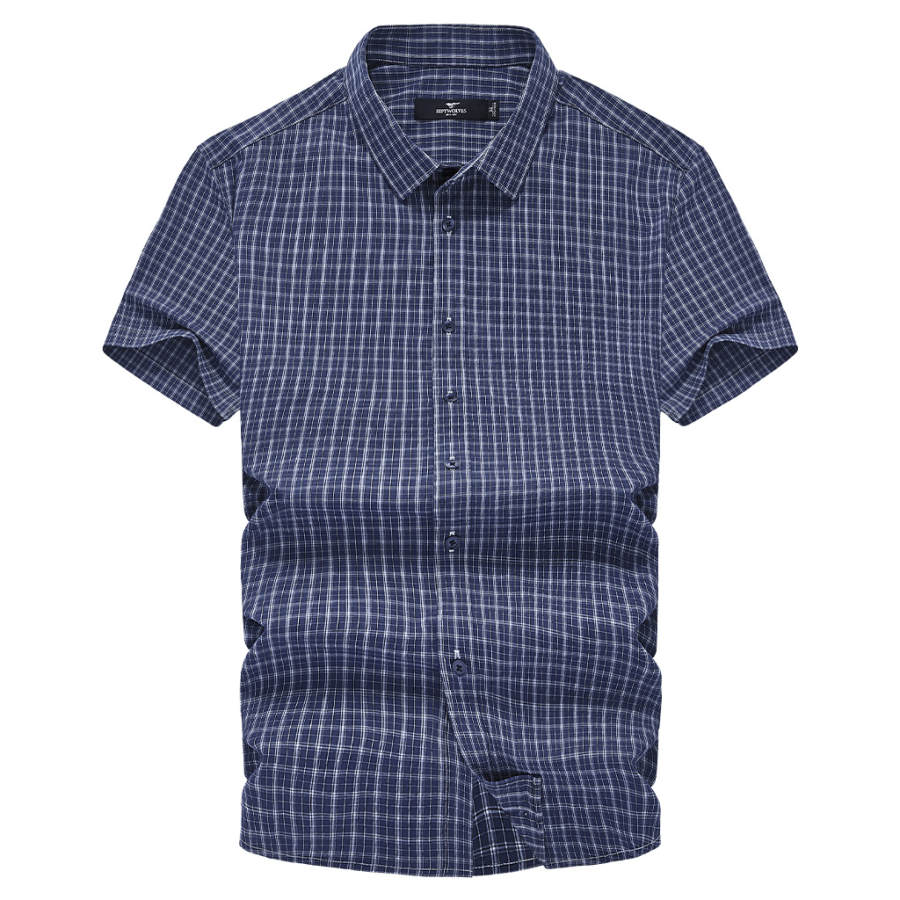 SEPTWOLVES SEPTWOLVES Shirts Men's Dark Blue Lapel Moderate
