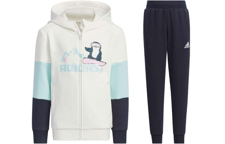 Adidas Adidas Kids Casual Sportswear Hooded Moderate