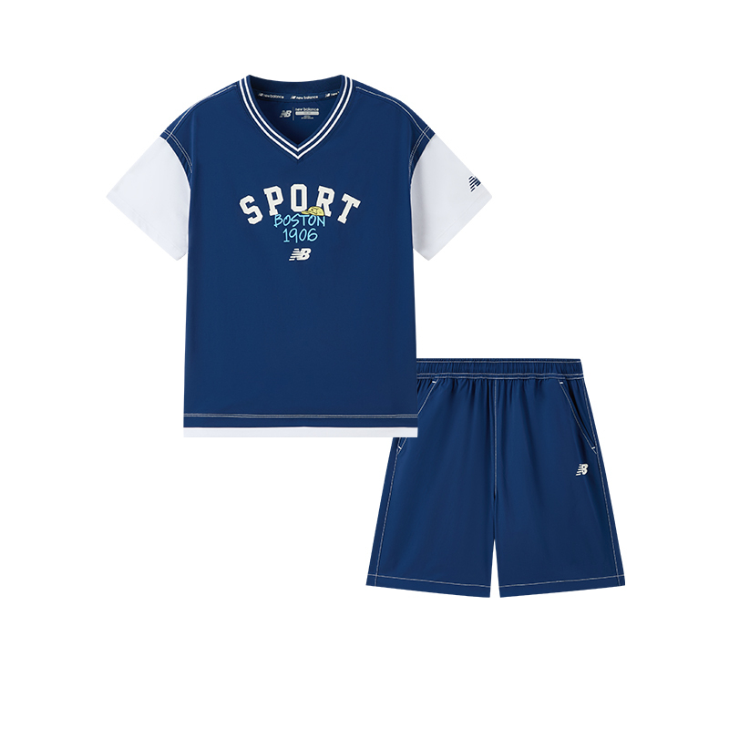 New Balance New Balance Casual Sportswear Navy Blue Children Aged 3 7 Years Old