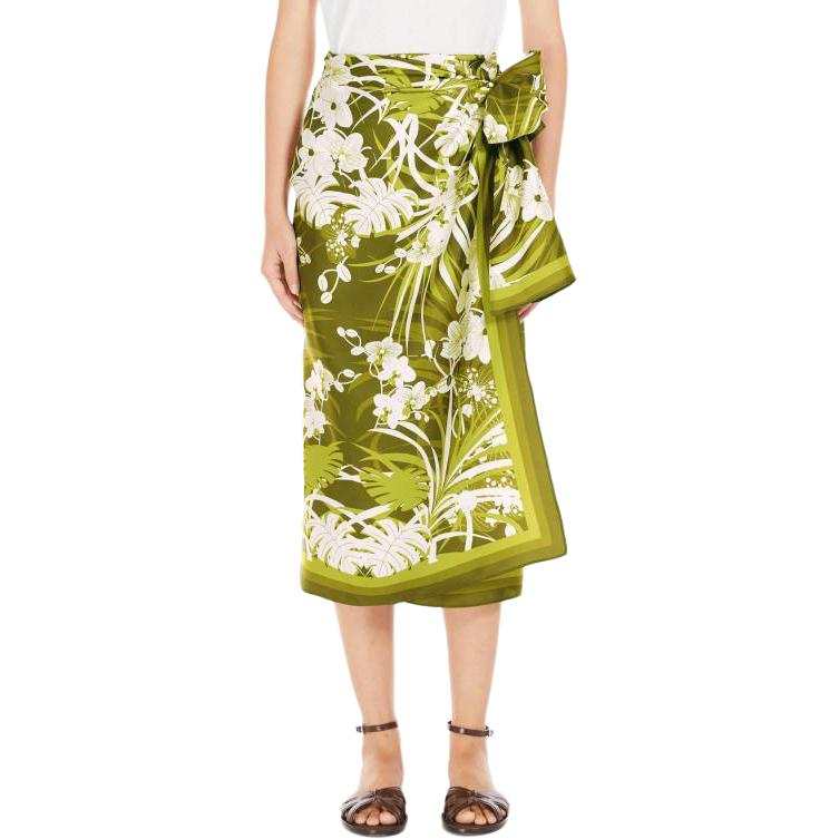 MaxMara Studio MaxMara Studio Casual Long Skirt Women's Green