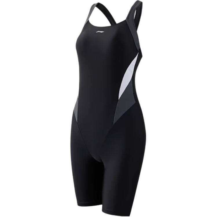 Li-Ning Li Ning Sports Series One piece Swimsuit Women's Elegant Black