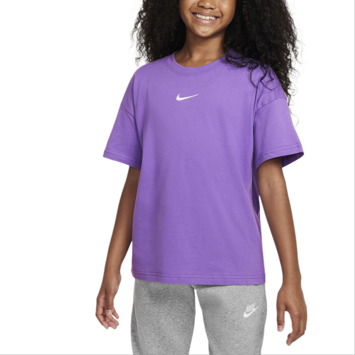 Nike Nike Sportswear Essentials T Shirt Blackberry Color Kids'