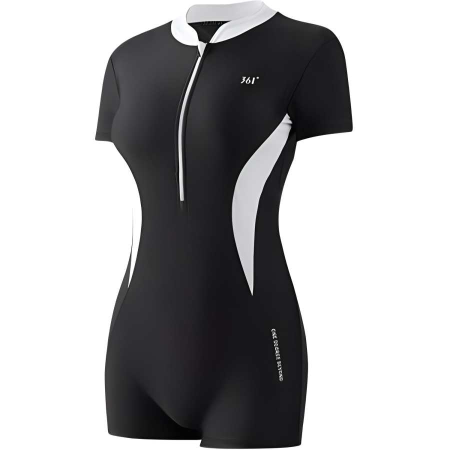 361° One piece Swimsuit Women's Black White