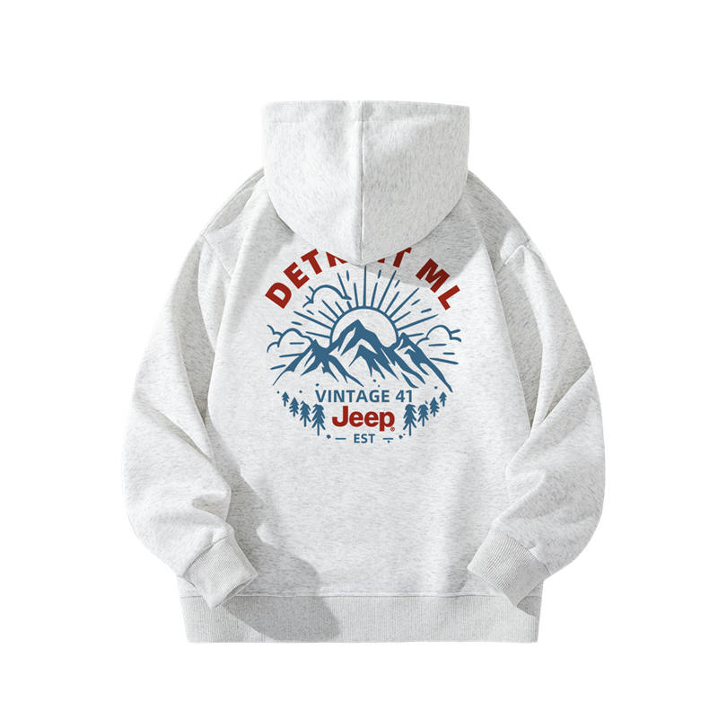 Jeep Grade School Sweatshirts Hooded Moderate