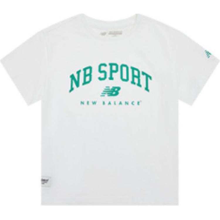 New Balance New Balance T Shirt White Children Aged 3 7 Years Old