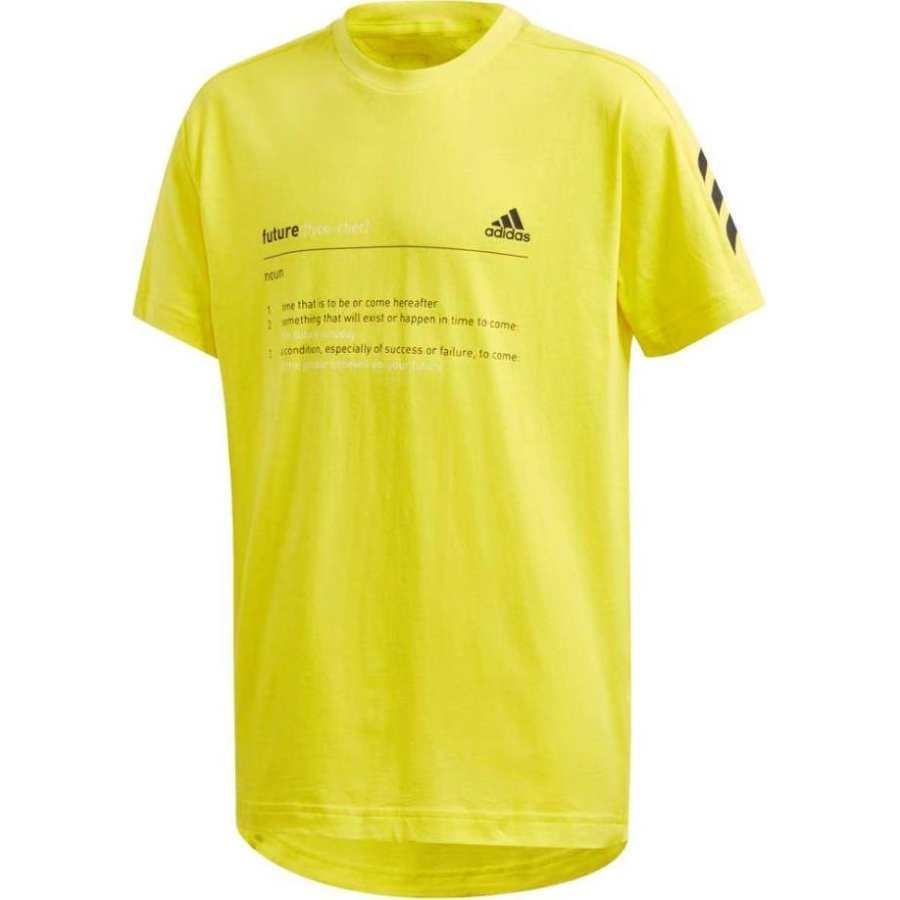 Adidas Adidas T Shirt Sun Yellow/Black Teenagers