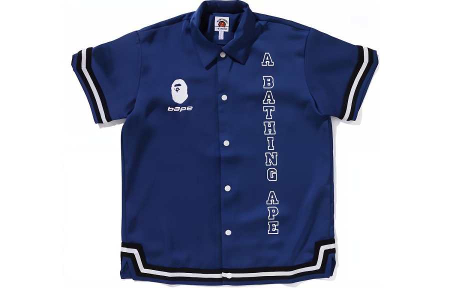 A BATHING APE Letter Kids' Top Summer Teenagers