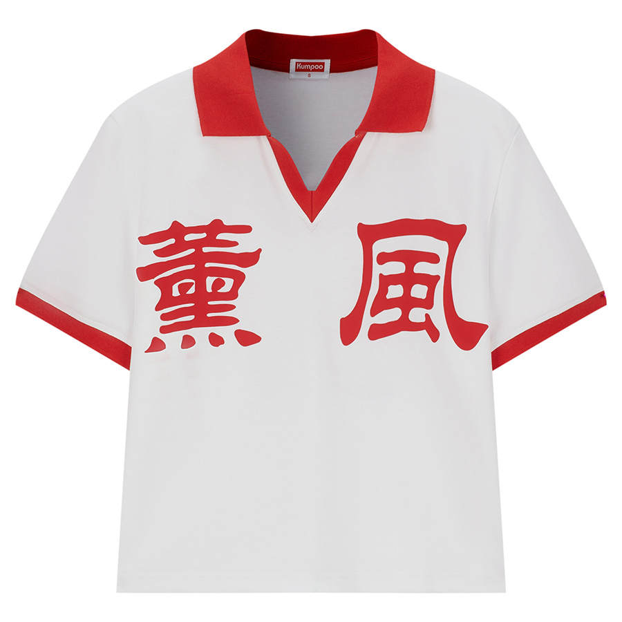 KUMPOO Badminton Jersey Women's White