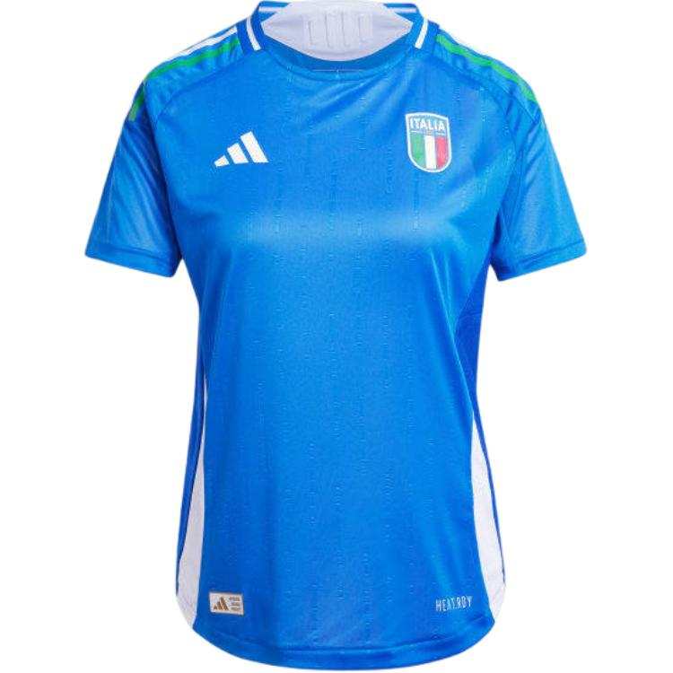 Adidas Adidas Italy National Team ITALY WOMEN'S TEAM 2024 HOME AUTHENTIC JERSEY Soccer Jersey Player Edition Women's Blue
