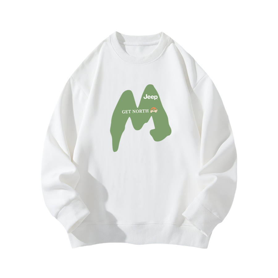 Jeep Jeep Grade School Sweatshirts Crew Neck Thickened
