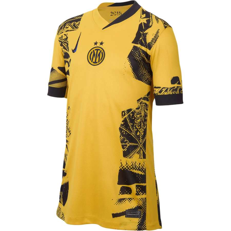 Nike Nike Inter MilanDri Fit T Shirt FW24 Gold Black Teenagers