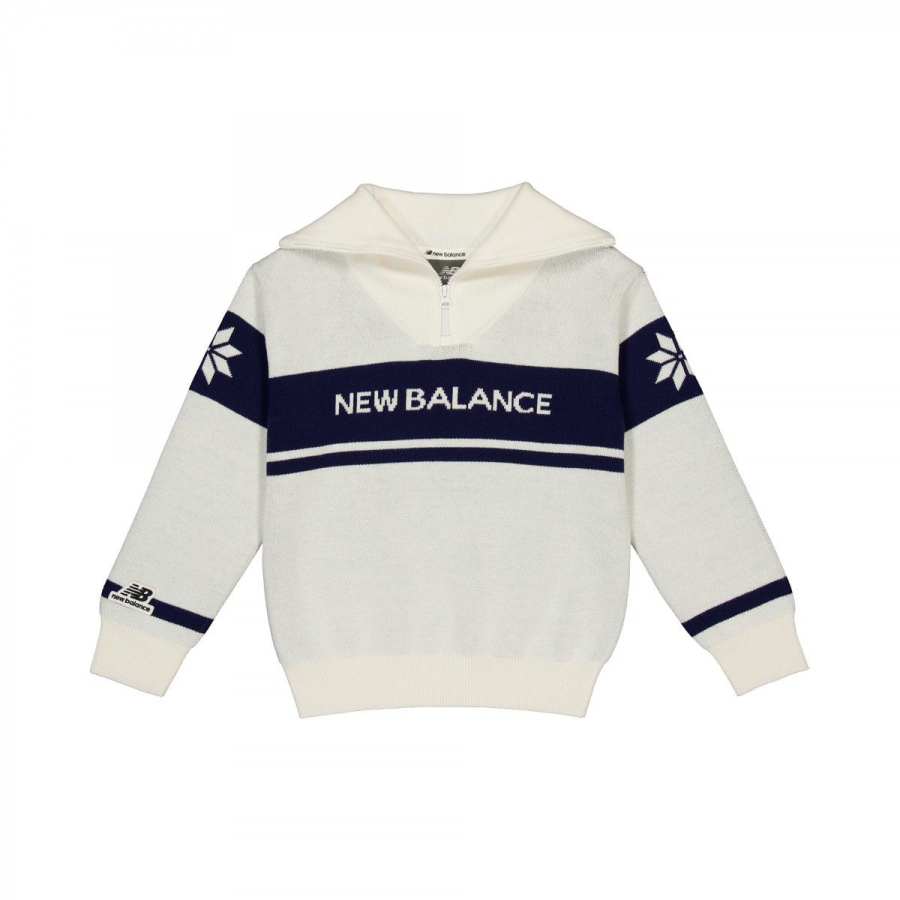 New Balance New Balance Sweater Ivory White Children Aged 3 7 Years Old