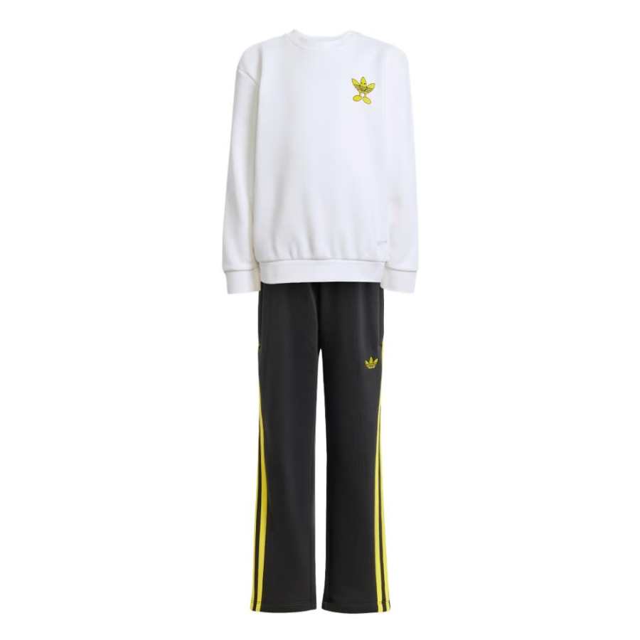 Adidas Originals x Smiley World Casual Sportswear White/Black Kids'
