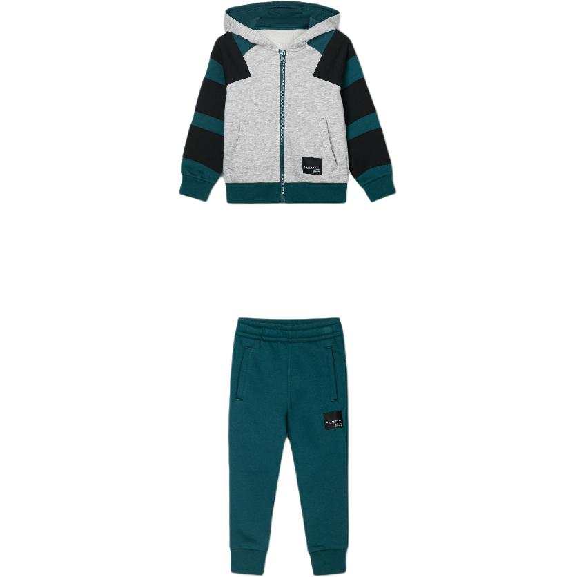Adidas Adidas Casual Sportswear Beige Gray/Black/Mist Green Kids'