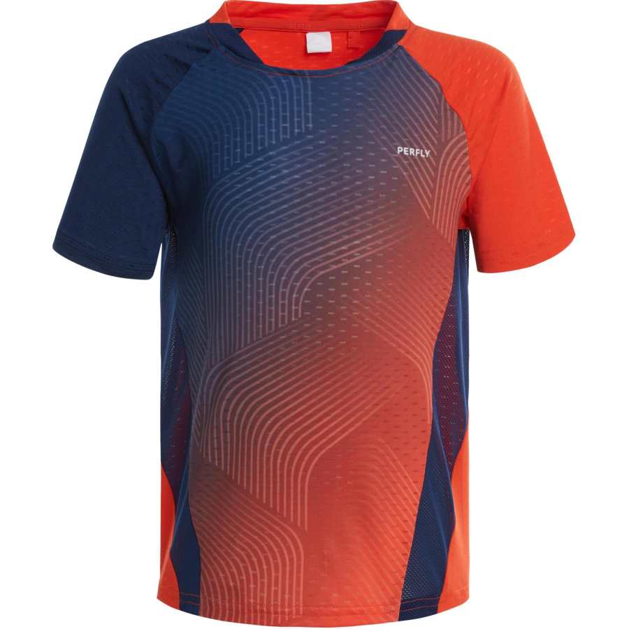 DECATHLON T Shirt Navy Blue Red Children Aged 3 7 Years Old