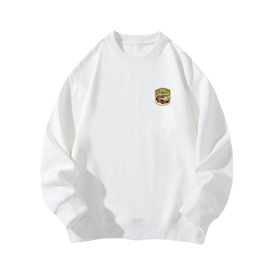 Jeep Grade School Sweatshirts Crew Neck Moderate