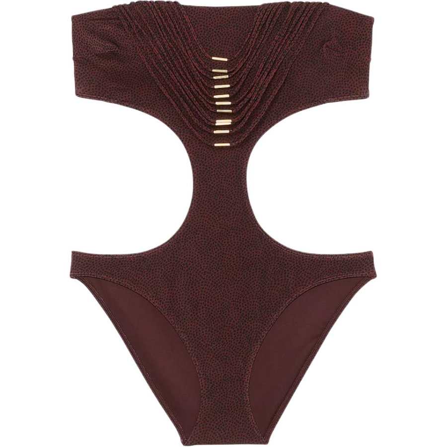 Victoria's Secret One piece Swimsuit Women's Burgundy
