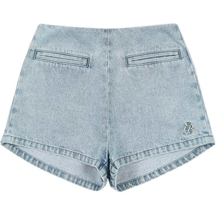 GOOD BAI Denim Shorts Women's Blue Moderate Straight Fit Pants