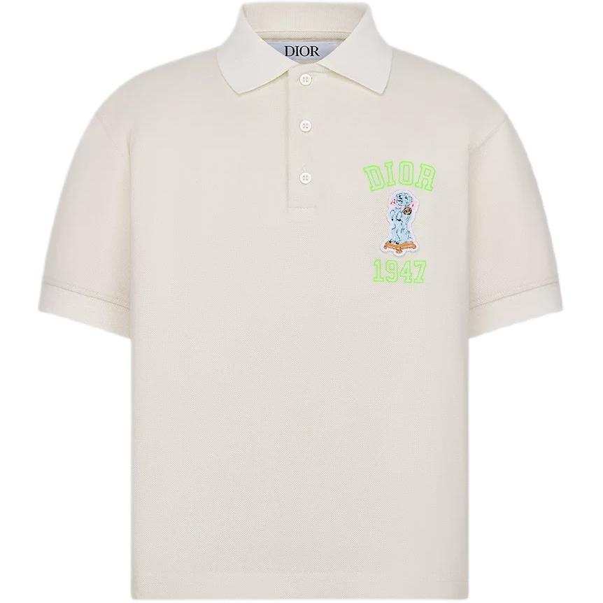 DIOR DIOR Kids T Shirts Polo Collar Moderate